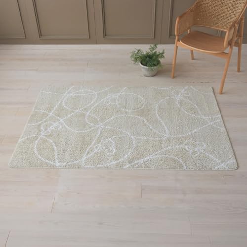 Marushin Rug, Medium, Disney Mickey Mouse, Mickey Line Shape, Character Design, Cute, Fluffy, Stylish, Non-Slip, 2225072500