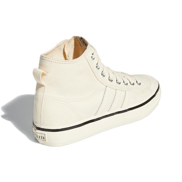 Adidas Nizza High RF 74 Ecru Tint Unisex Tenisky Krémová Krémově bílá Jádrově černá GX8347