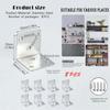 8Pcs Stainless Steel Corner Brackets L-Shaped Angle Connectors For Cabinets Drawers Furniture Right Angle Fixed Bracket