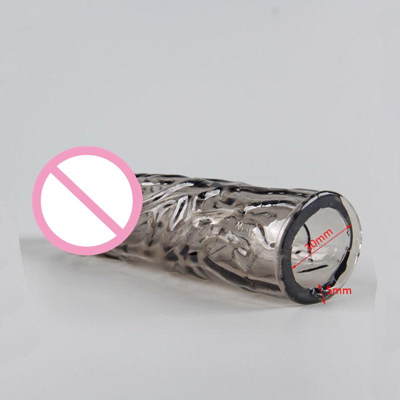 Silikonové opakovaně použitelné kondomy Extend Soft Dick Ring Mužské prodlužovací manžety na penis Sexuální hračky pro muže