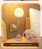 Remote Control Smart Voice-Activated Rattan Ball Night Light for Elderly, Children, Home, Dorms, and Students