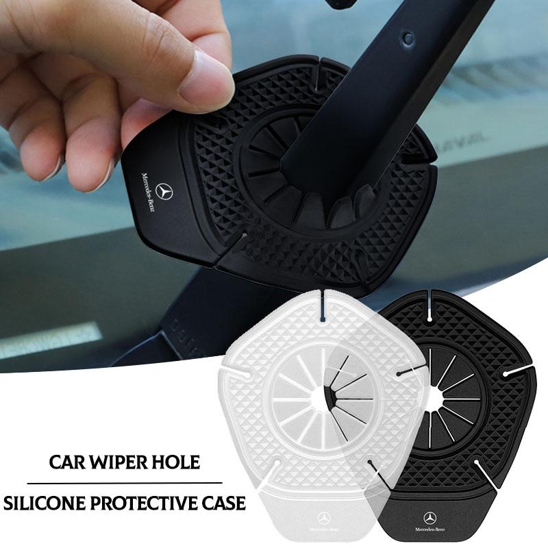2Pcs Car Windshield Wiper Protective Cover Dust Wiper Styling For Mercedes Benz GLA C E S G Class CLA GLK W211 W212 W213