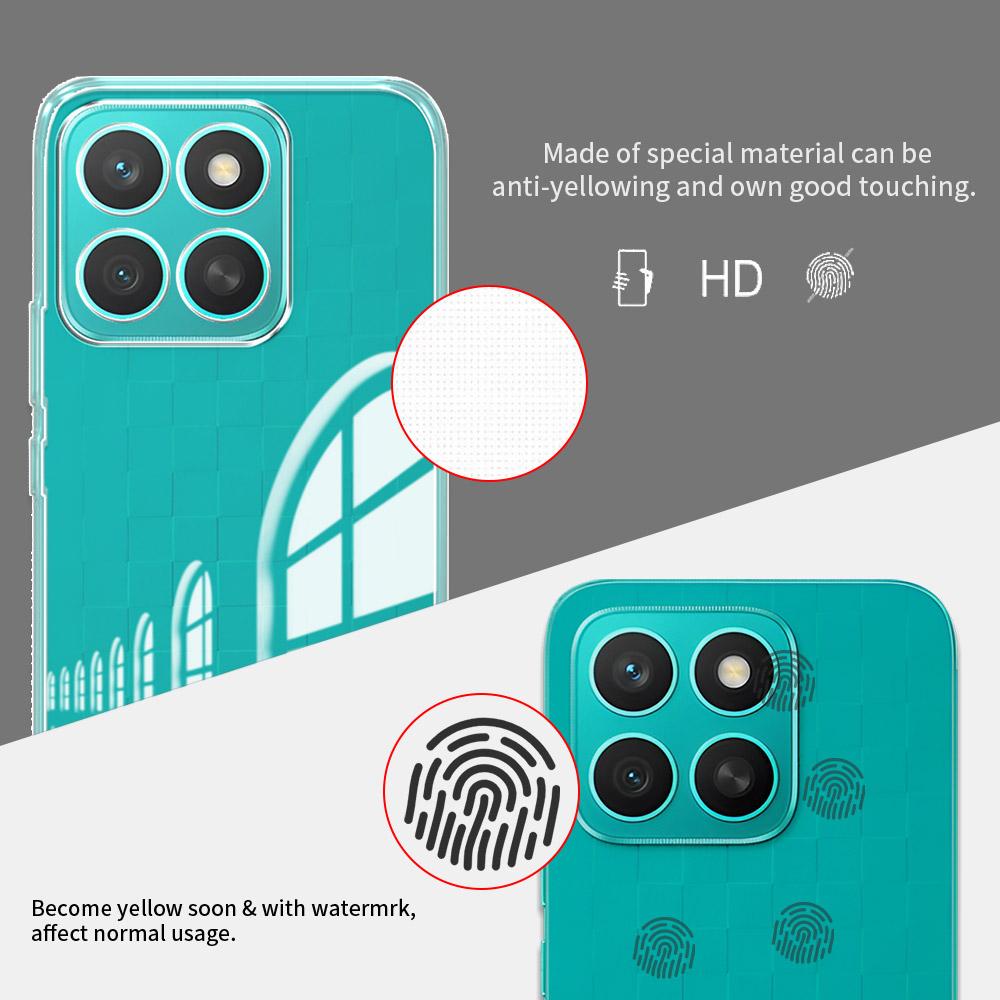 For Honor X8C X9C 5G Case Fashion Clear Soft Silicone Phone Case For Honor X9C 5G Transparent Shockproof Protect Cover Bumper