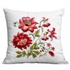 Spring and Summer Imitation Embroidered Flower Pillowcase Home Sofa Living Room Pillowcase New Style Pillowcase