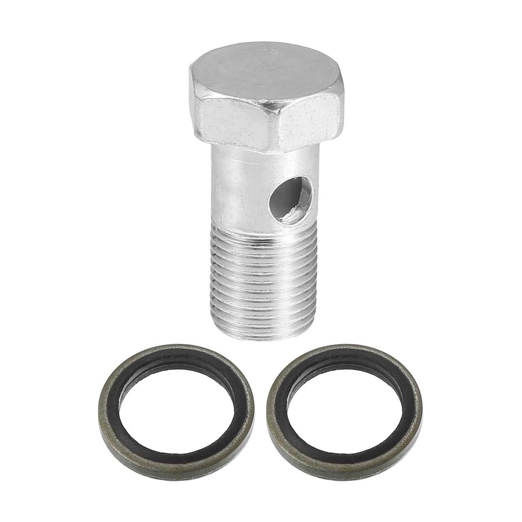 A ABSOPRO Bolt Brake Line Fitting Adapter for Car 1.38" Length M14x1.25 Brake Line