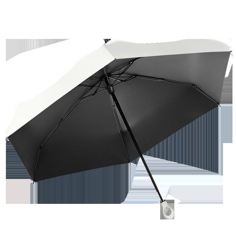 New 50% Off Six-bone Hand Open Ring Sun Umbrella Sun Protection Sunshade Vinyl UV Protection Folding Umbrella
