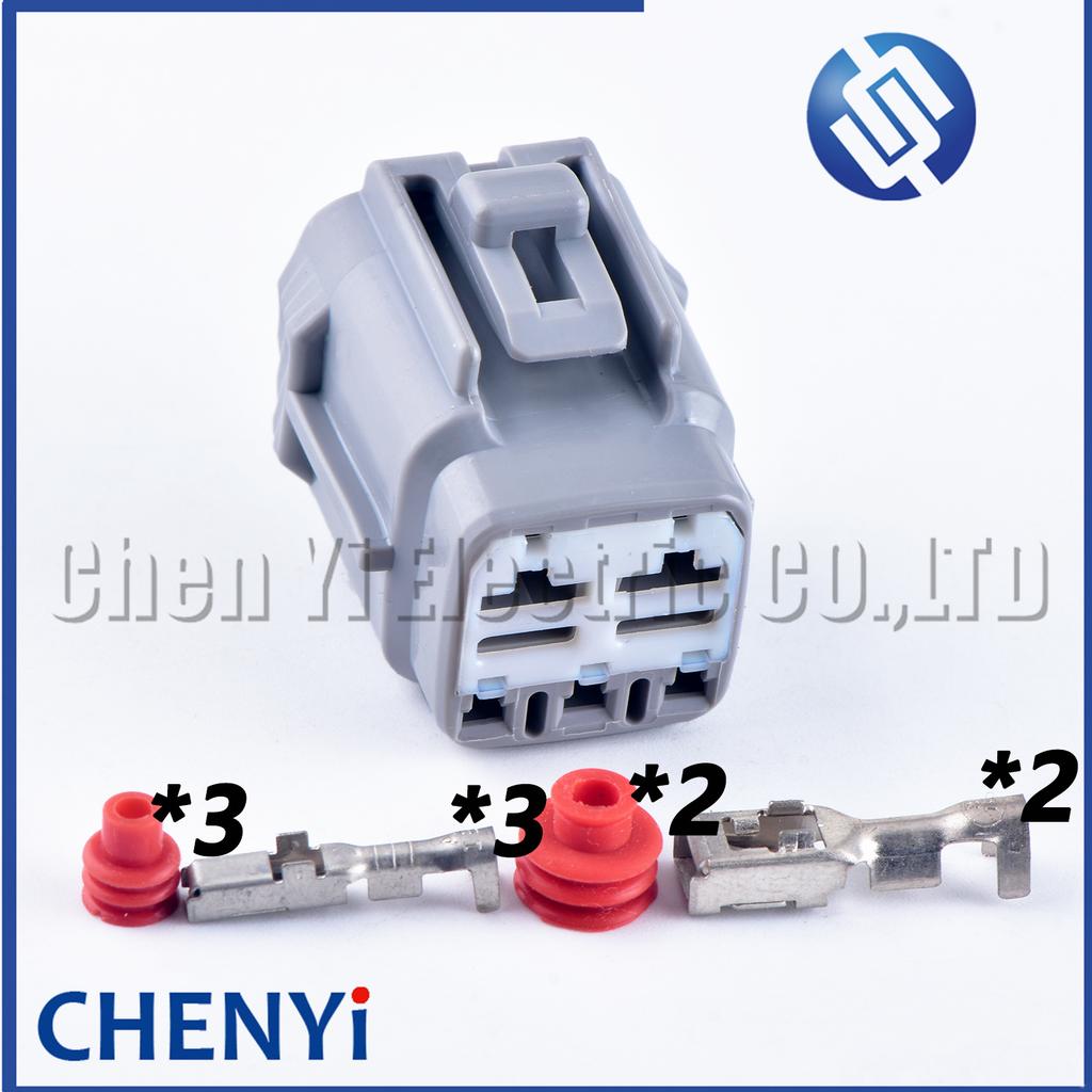 5 Pin Auto Connector Hydraluic Compressor High Pressure Line Plug 90980-10946 90980-10945 6189-0166 10946 for Toyota Hilux L