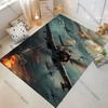 Aerial combat intense war scene carpet Yoga living room room decor children's crawling mat doormat area rug games mat