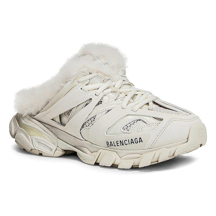 Balenciaga Track Mule Beige Women's 688676W3CQ89700