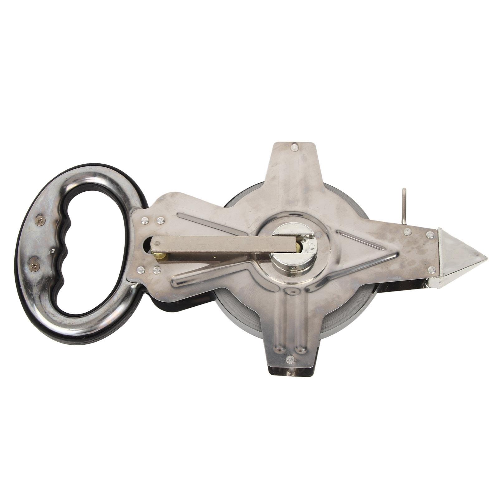 

50M Рулетка из нержавеющей стали Выдвижная Метрическая Строительный Инструмент для геодезии