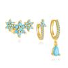 Eleganti Orecchini Pendenti a Forma di Fiore a Goccia, Un Lussuoso Regalo per Donne, Adatti per l'Uso Quotidiano o Feste, Accessori per le Feste