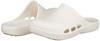 NISSHIN RUBBER Hyper V Pitatto Three Sandals for Medical and Nursing Care, White, Sizes S/M/L, M (24.5-25.0 Cm), 4E