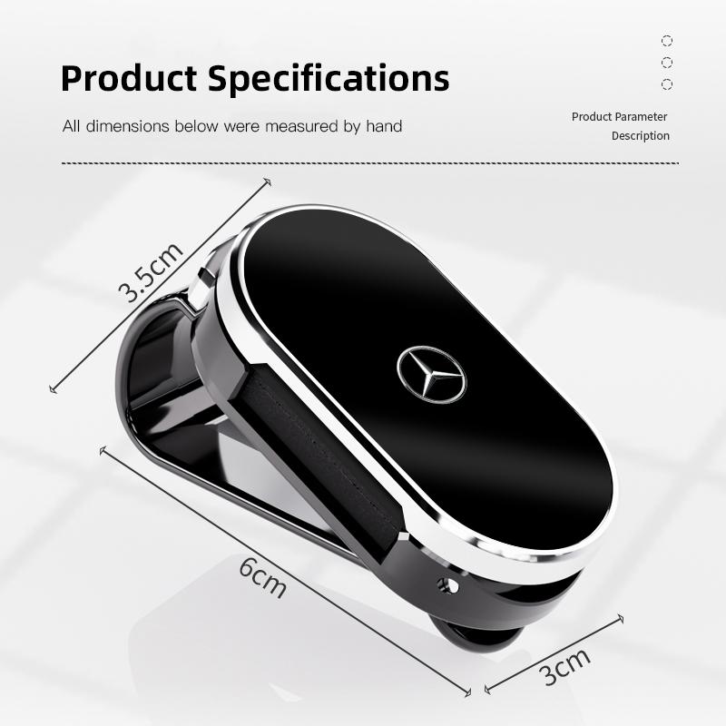 ULA5 For Mercedes-Benz GLC X253 X254 C-Class W205 W206 A-Class W177 GLA E-Class W213 W212 GLE Car Sun Visor Glasses Clip Accessories