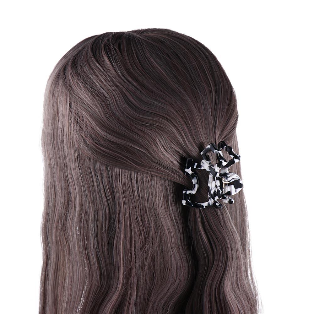Leopard Pattern Women Hair Accessories Dog Hollow Hair Claw Animal Barrettes Korean Style Hair Clip