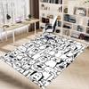 1PC Dog Cat Extra Large Non Slip Floor carpet, Office, family, bedroom Large Area Rug Indoor Rugs, Vibrant Colors
