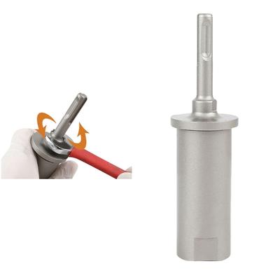 Removable Steel Grounding Rod Driver Tool Suitable for All Hammer Drills for Rebars and Drill Rod Piling