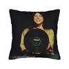 Billies Eilishs Pillowcase Double-Sided Printing Fabric Cushion Cover Decoration Throw Pillow Case Cover Home 45X45Cm
