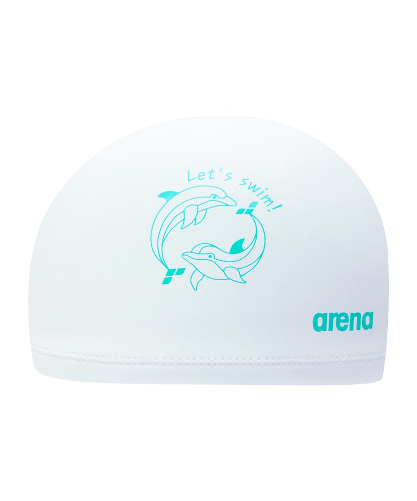 Alena Dolphin Silicone Coated Swim Cap A5Ac1Al06Wht