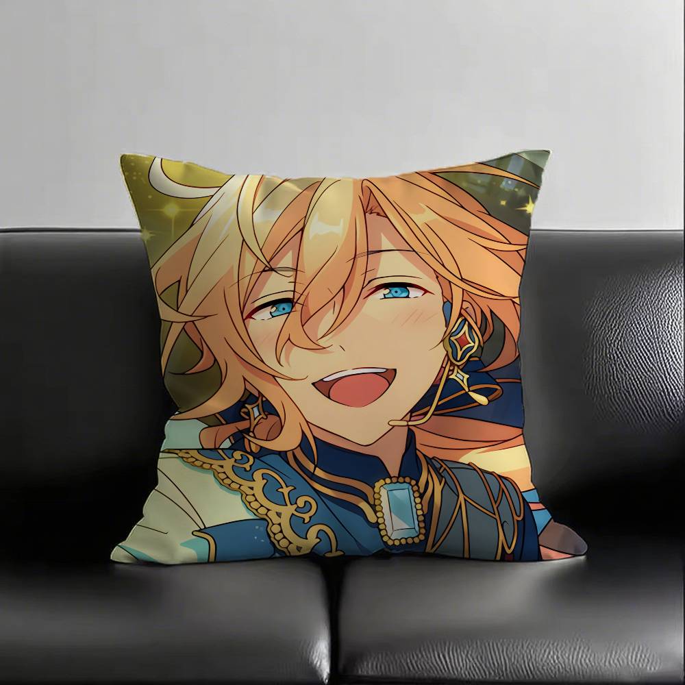 1pc Eichi Tenshouin Pillow Case Fashion Square Pillowcase Bedroom Sofa Room Ins Decoration Leisure
