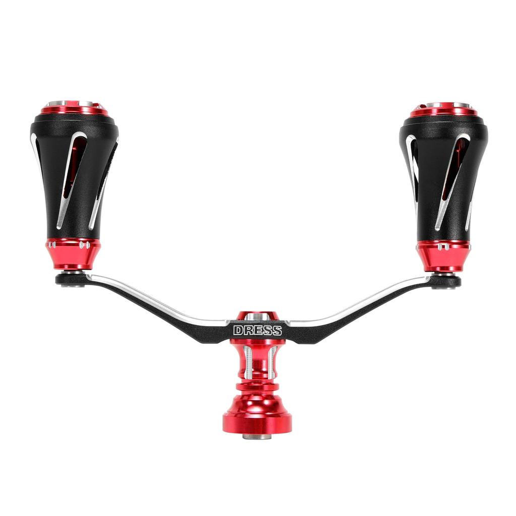 DRESS Custom Handle W Vertex EVO For Spinning DAIWA 100mm Crimson Red Daiwa Fishing Reel Custom Lightweight Sturdy For Left and Right Use