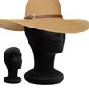 1PC Female Foam Mannequin Head Model Hat Caps Wig Glasses Display Stand Rack Stable Base Shopping Mall Closet Holder