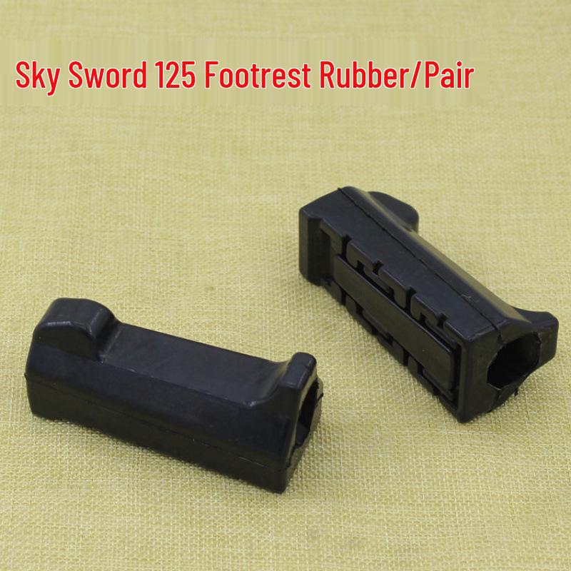 Yamaha Tianjian YBR125 Front Foot Peg Leather Cover Rubber Pads