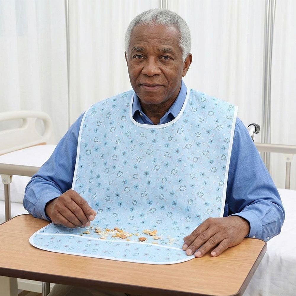 Waterproof Adult Bib Absorbent Saliva Towel Multi-purpose Clothing Protectors for Elderly  Home Use