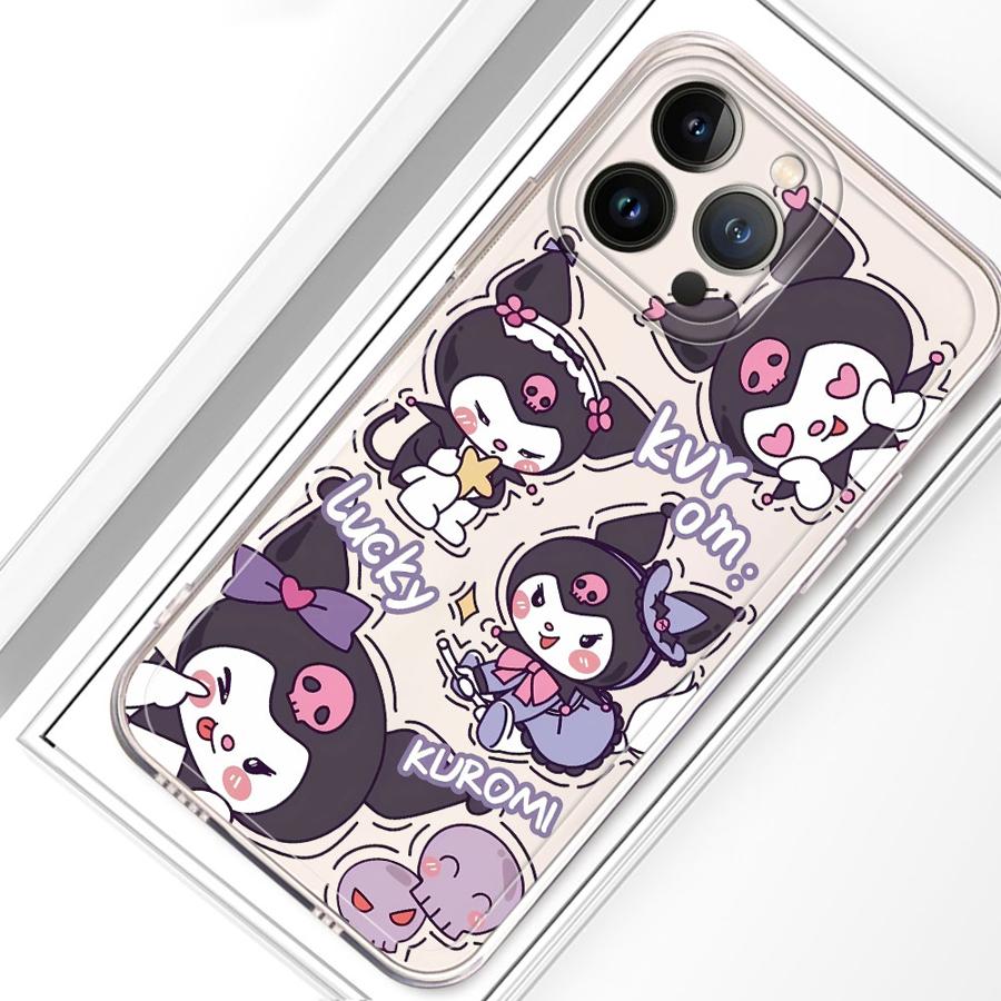 Case for iPhone 17 Pro Max 7 8 XS Max XR 15 14 Plus 12 Mini Air 11 16 13 Pro Soft Phone Cover Sanrio Hello Kitty Melody