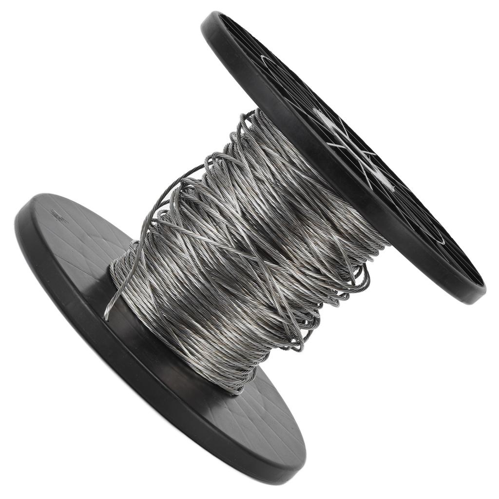 100m Filo Elettrificato Recinzione Elettronica Impulso Alta Tensione Recinzione Elettronica Fune in Lega di Alluminio Magnesio