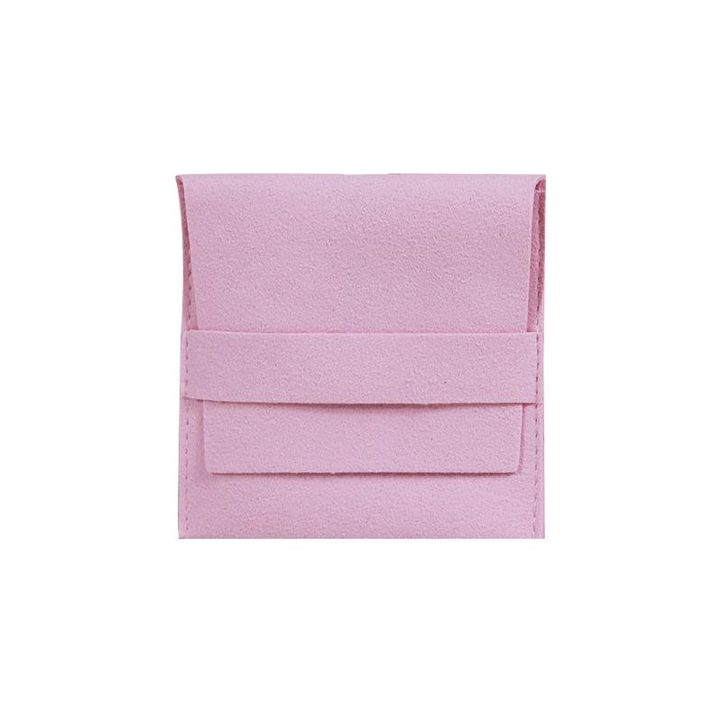 

Двусторонняя фланелевая сумка для украшений из микрофибры — пыленепроницаемое хранение ожерелий и колец