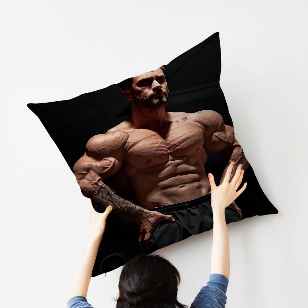 Fitness Motivation Pillow Cover for Bedroom Room and Living Room Sofa Decorative Cushion Cover