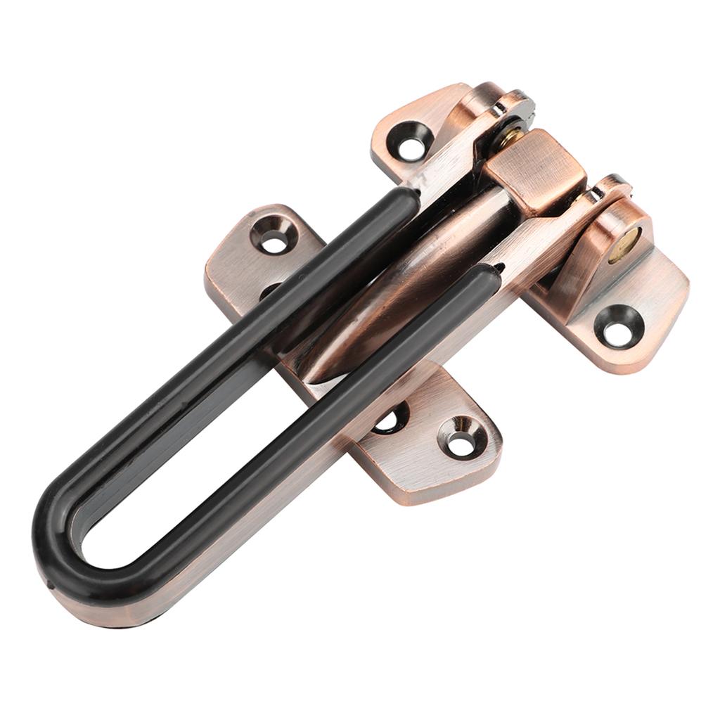 Zinc Alloy Anti Theft Lock Buckle Security Guard Door Inner Door Safety Lock Latch Hotel Room