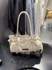 Matin Pleated Tote Bag for Women, Korean Niche Shoulder Bag, Versatile Crossbody Handbag, Commuter Purse
