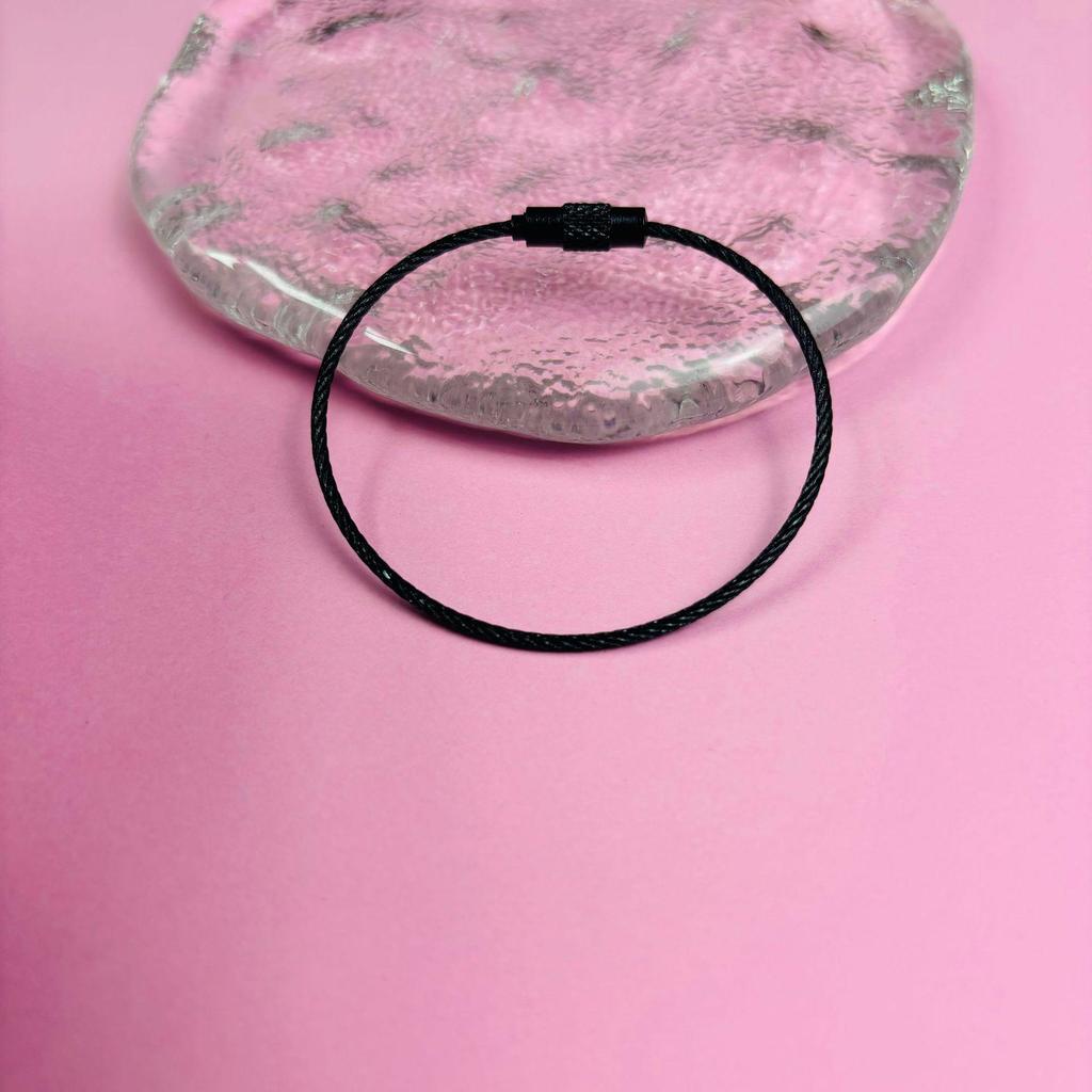 Punktfärgad Emaljerad Ståltrådsring, Målad/Rostfri Stålring, Repspänne, Godisfärgad Ståltrådsrep