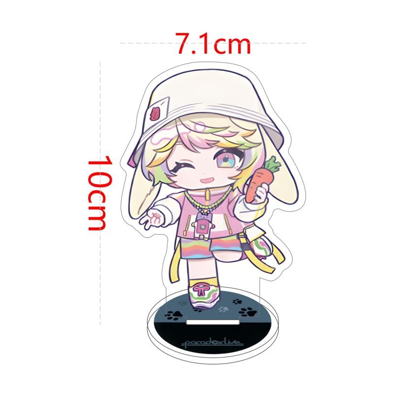 Anime Paradox Live Sugasano Aren Yon Hajun Acrylic Stand Keychain Figure Model Plate Desk Decor Standing Sign Fans Birthday Gift