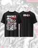 Attack On Titan Anime Printed Pure Cotton Tshirt for Men and Women Casual Fashion Oversized Anime Peripheral Clothing Tshirt