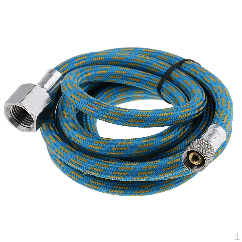 

Professional 1.5m 1/8 to 1/4 Woven Braided Nylon Airbrush Fits Most Brand