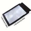 A4 Full Page Magnifying Glass No Battery Needed Portable Magnifier with Large Viewing Area for Reading, Crafting, Medical Charts for Elderly