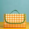 Hesroicy Picnic Mat with Handle - Waterproof, Foldable, Machine Washable Plaid Blanket for Outdoor, Camping, Beach - Portable & Anti-Dirty