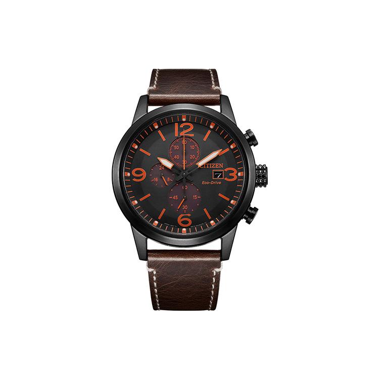 CITIZEN Ecology Drive Collection Light Powered Quartz Movement Leather Cow Leather Strap Watch CA0617-11E