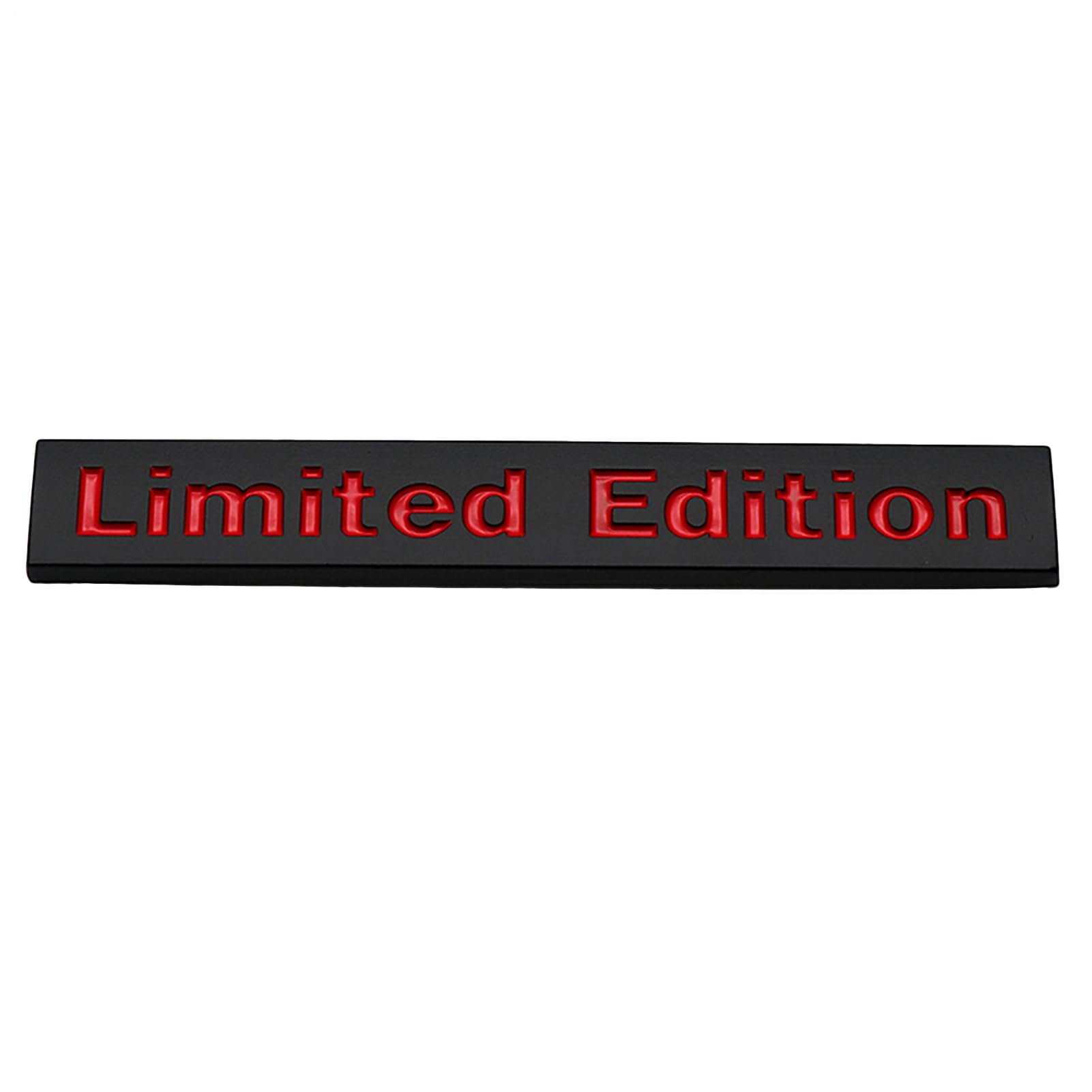 

3D Car Limited Edition Logo Stickers, 3.94 X 0.55 Inches Metal Badge, Adhesive Stickers, See description червоний