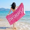 Double-Sided Plush Microfiber Beach Towel, 70x150cm - Quick-Drying, Skin-Friendly, Portable Shawl