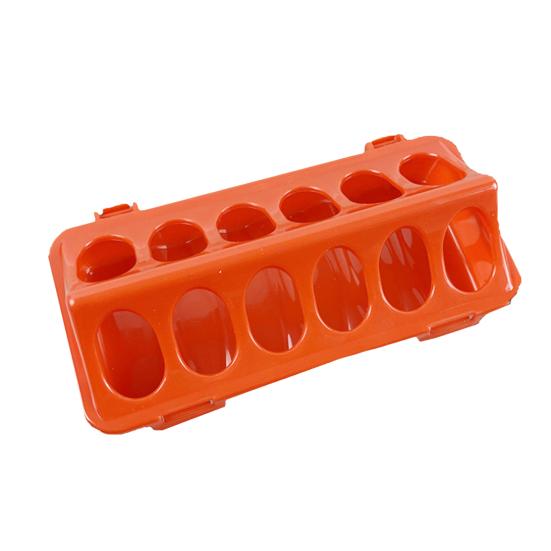 2Pcs Baby Chick Feeders Poultry Feeders with Lid Easy To Clean Anti-Spill No Waste Chicken Feeders for Baby Birds Small Poultry