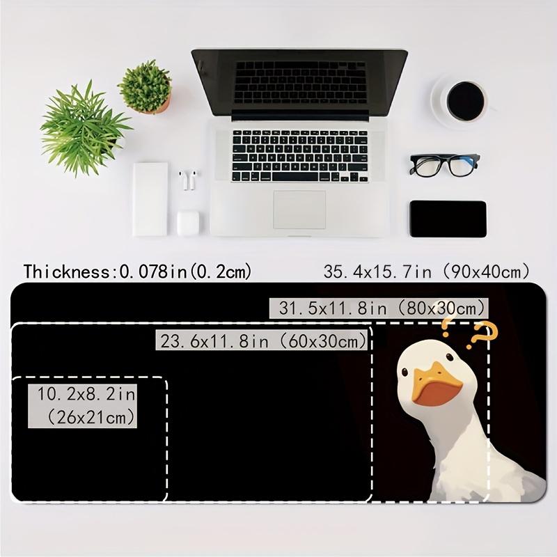 Question Mark Duck Mouse Pad Large Computer Office Game Table Mats XXL Rubber Anti-slip Gaming Keyboard Mousepads Long Desk Pads