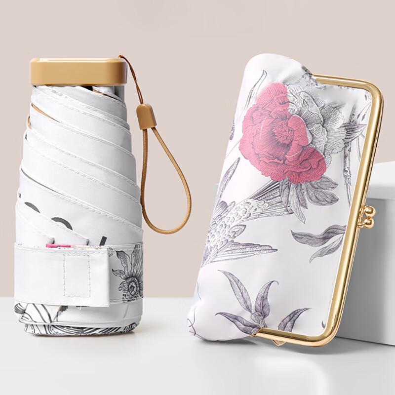 

Ancient Floral Mini UV Protection Folding Umbrella