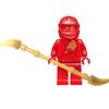 Maximum Potential Kai Phantom Minifigure Compatible Building Toy with LEGO: Fire Ninja Lloyd & Jay Weapon Assembly