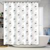 Shower Curtain Floral Vintage Botanical Pattern Farmhouse Decor Bathroom Fabric Waterproof Modern Style Home Textile Artistic Wa