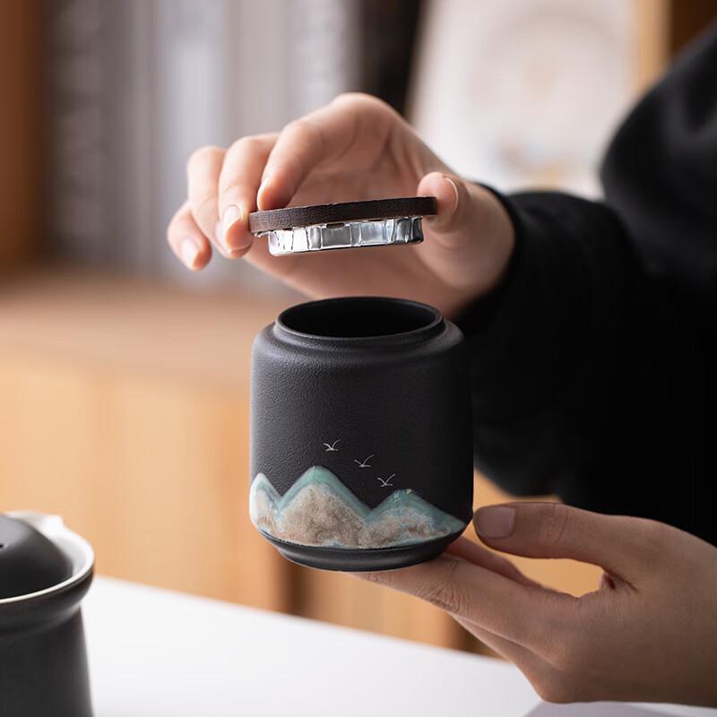 Si Mei Tang Qianli Jiangshan Ceramic Kung Fu Tea Set