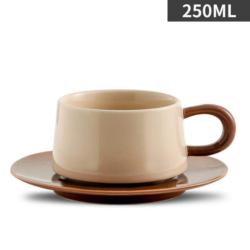 Creative Nordic Fengshui Cup Coffee Cup Saucer Set Simple Restaurant Hotel Home Latte Exquisite Gift Box