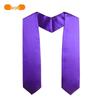 Solid Color Graduation and Honor Bachelor Stole Sash for Evening Dress